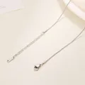Detail of stainless steel necklace with lobster clasp, extender chain and S.steel tag - Round Snake Chain / 40+5cm / Steel
