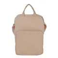 Large capacity pink Oxford cloth tote bag with top handle and adjustable shoulder straps - Pink