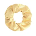 Eleganter champagnerfarbener Satin-Haargummi mit glänzendem Seideneffekt für Damen - Champagner (8)
