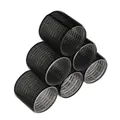 Set di 6 bigodini neri autoadesivi per lo styling dei capelli professionale - Stile di base / Nero