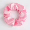 Rosa Satin-Haargummi mit hoher Elastizität für Damen-Frisuren-Accessoires - Rosa (25)