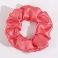 Hochwertiger rosa Satin-Haargummi mit hoher Elastizität und glänzendem Finish - Rosa (26)
