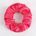 Leuchtend rosenrotes Satin-Haargummi mit hoher Elastizität für Damen-Frisuren - Rose Red (27)