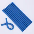 10er-Set flexible blaue Schaumstoff-Lockenwickler mit weicher Textur und Biegefunktion - Nr.5 1.2cm