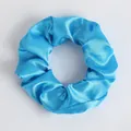 Glänzendes hellblaues Satin-Haargummi mit hoher Elastizität für Damenfrisuren - Blue (31)