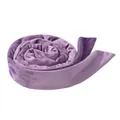 Bigodino senza calore in velluto viola a forma di spirale per capelli ricci - Bigodino Singolo Senza Calore (Viola)