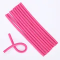 10er-Set flexible rosa Lockenwickler aus weichem Schaumstoff für hitzefreies Styling - Nr.7 0.8cm