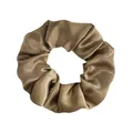 Elastisches Satin-Haargummi in metallischem Bronzegold für Damen-Haarstyling-Accessoires - Dark Gold (38)