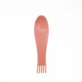 Cuillère-fourchette multifonctionnelle rose saumon avec finition mate de qualité - Nettoyeur de Peigne / Rose