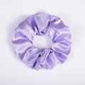 Eleganter violetter Satin-Haargummi mit hoher Elastizität und seidiger Textur-Optik - Purple (51)