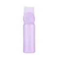 Lavender hair dye bottle with 11-tooth comb applicator and clear scale markings - Premium Thickened / Purple
