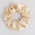 Champagnerfarbenes Satin-Haargummi mit hoher Elastizität und eleganter Textur - Champagne (54)