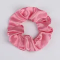Eleganter hellrosa Satin-Haargummi mit seidiger Textur und hoher Elastizität für Damen - Rosa (62)