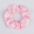 Rosa Satin-Haargummi mit seidigem Glanz und hoher Elastizität für Damen-Frisuren - Rosa (65)