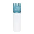 Blaugrüne Applikatorflasche mit Kammaufsatz und Skala für Haarfärbemittel und Öl - Generation 1 Dunkelgrün