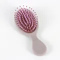 Mini brosse de massage portable avec coussin d'air en rose poudré et violet mat - Violet Lilas Mat