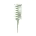 Minzgrüner Weizenstroh-Multifunktionskamm mit spitzen Ende für das Haarstyling - Fischgrätenkamm / Grün