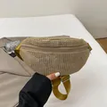 Modische Gürteltasche mit goldenen Strasssteinen und gelbem Gurt für den Sommer - Gold