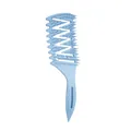 Hellblaue Skelettbürste mit flexiblen Borsten und spitzem Stiel zum Abteilen - Einzelpackung / Blau