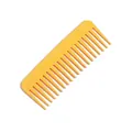 Peigne à dents larges jaune vif pour démêlage et coiffage, en plastique robuste durable - Orange