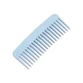Peigne rectangulaire bleu clair à dents larges pour démêler et coiffer les cheveux - Bleu