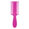 Doppelseitiger Nissenkamm aus Kunststoff in Rosa zur Kopfhautreinigung und zum Styling - Fuchsia