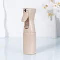 Beige biologisch afbreekbare tarwestro spuitfles met graniettextuur voor haarstyling - 200ml Verpakt / Aardgeel