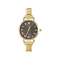 Orologio modulare da donna dorato con quadrante grigio scuro e numeri romani - Solo Testa dell'Orologio / Stile 1 Oro + Quadrante Nero