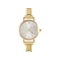 Orologio modulare da donna in oro con quadrante bianco e numeri romani su cinturino H - Solo Testa dell'Orologio / Stile 1 Oro + Quadrante Bianco
