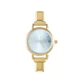 Orologio modulare dorato da donna con quadrante azzurro e numeri romani - Solo Testa dell'Orologio / Stile 1 Oro + Quadrante Celeste