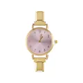 Orologio modulare DIY minimalista con cinturino in metallo dorato e quadrante rosa - Testa dell'Orologio / 5.7x2.5cm / Modello 5 Oro + Quadrante Rosa