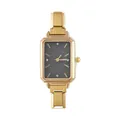 Orologio rettangolare color oro da donna con quadrante glitterato stile stellato - Testa dell'Orologio / 5.7x2.5cm / Stile 9 Oro + Quadrante Nero