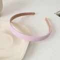 Détail d'un serre-tête en cuir violet clair avec doublure antidérapante sur céramique - 4# Violet Clair