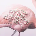 Dettagli dell'accessorio in lega a ramo argentato per forcine da sposa e gioielli fai-da-te - Argento Destra