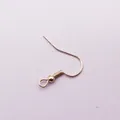 Détails de crochets d'oreilles or rose avec perles et ressorts pour la création de bijoux - Or rose