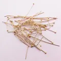 Bulk vergoldete Kupfer-Kugelkopfstifte für DIY-Schmuckherstellung und Handarbeit - KC Gold