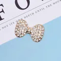 Sparkling crystal rhinestone bow charm with golden alloy base for DIY accessories - Bowknot Rhinestone (Gold) / Bowknot Rhinestone (Gold Base)