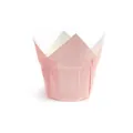Roze tulpen-muffinvormpjes van vetvrij papier voor decoratie van thuisgebakken cups - Roze Tulp Stijl