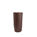 Moldes de papel marrón para magdalenas con borde festoneado para hornear muffins - Mediano / Café
