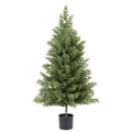 Artificial cedar tree in black pot, realistic indoor greenery for home garden decoration - Cypresses / Medium