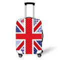 Protective luggage cover with British flag patchwork design and colorful patterns - Patchwork Union Jack (14)