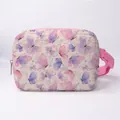 Compacte heuptas met kleurrijke vlinderprints en verstelbare roze nylon riem - Kleurrijke Aquarel Vlinder