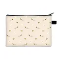 Neceser con diseño de abejas y margaritas con cremallera y asa lateral cómoda - Margarita y abeja