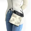 Vintage floral mini crossbody phone bag with palm tree print and black rope strap - Sweet Rossi Palm Tree Style (24)