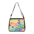 Artistic vintage butterfly shoulder bag with colorful 3D oil painting print texture - 3D Oil Painting Butterfly (23)