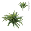 Lifelike 51cm artificial Boston fern plant with 28 dense green fronds for home decoration - Persian Grass / 28 Branches Pack