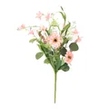 Bouquet de fleurs de cosmos roses artificielles avec lavande pour décoration intérieure - Style à Branche Unique / Rose