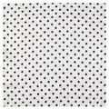 Elegant purple polka dot 60x60cm silk scarf with a glossy finish for stylish women - 60cmx60cm / White