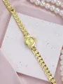 Elegante goldene Quarzuhr für Damen mit luxuriösem Gliederarmband und Strass-Akzenten - Goldenes Stahlarmband Goldenes Zifferblatt