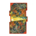Écharpe en soie de style européen avec impression d'art du vignoble rouge de Van Gogh - Style Long / Van Gogh Le Vignoble Rouge